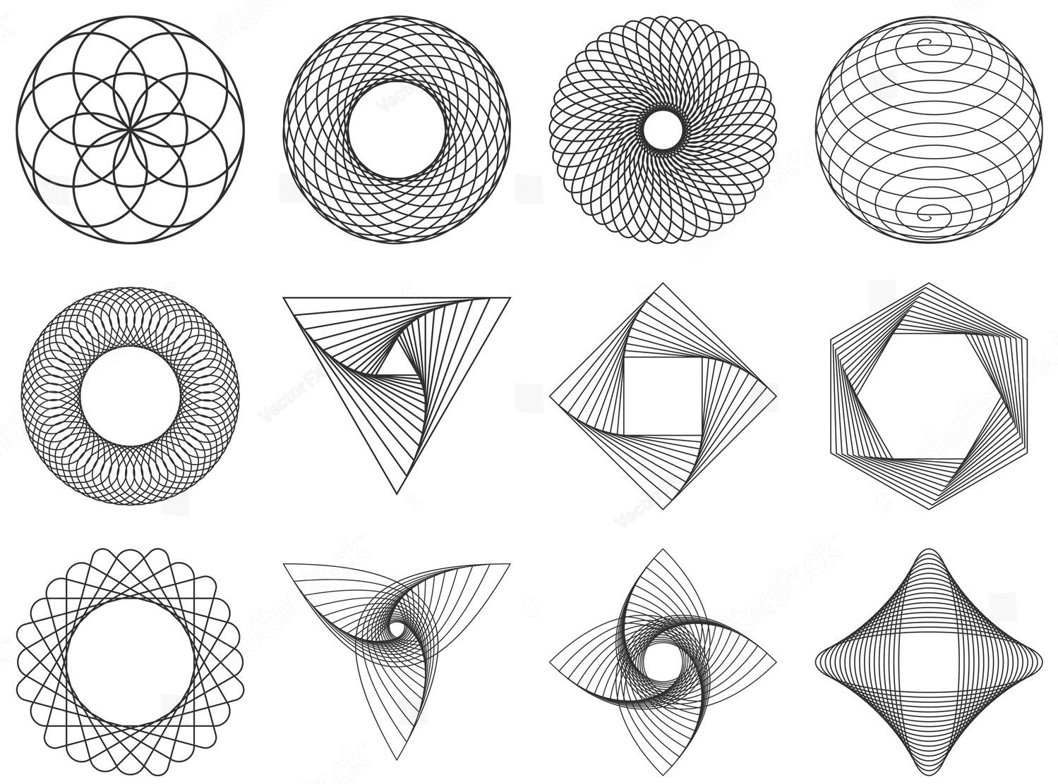 Spirographe Mathématique